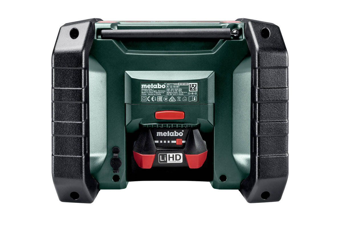 Metabo R 12-18 BT Akumulatorowe radio budowlane