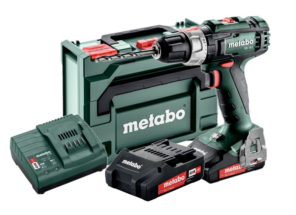 Metabo BS 18 L Wiertarko wkrętarka 50Nm 2x2Ah