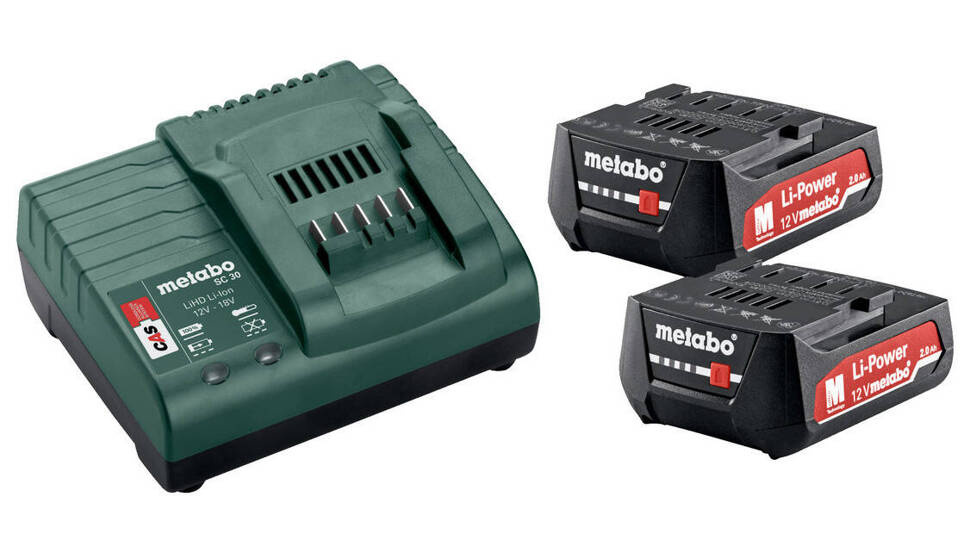 Metabo 685300000 Zestaw 2 X 2,0 AH + ładowarka