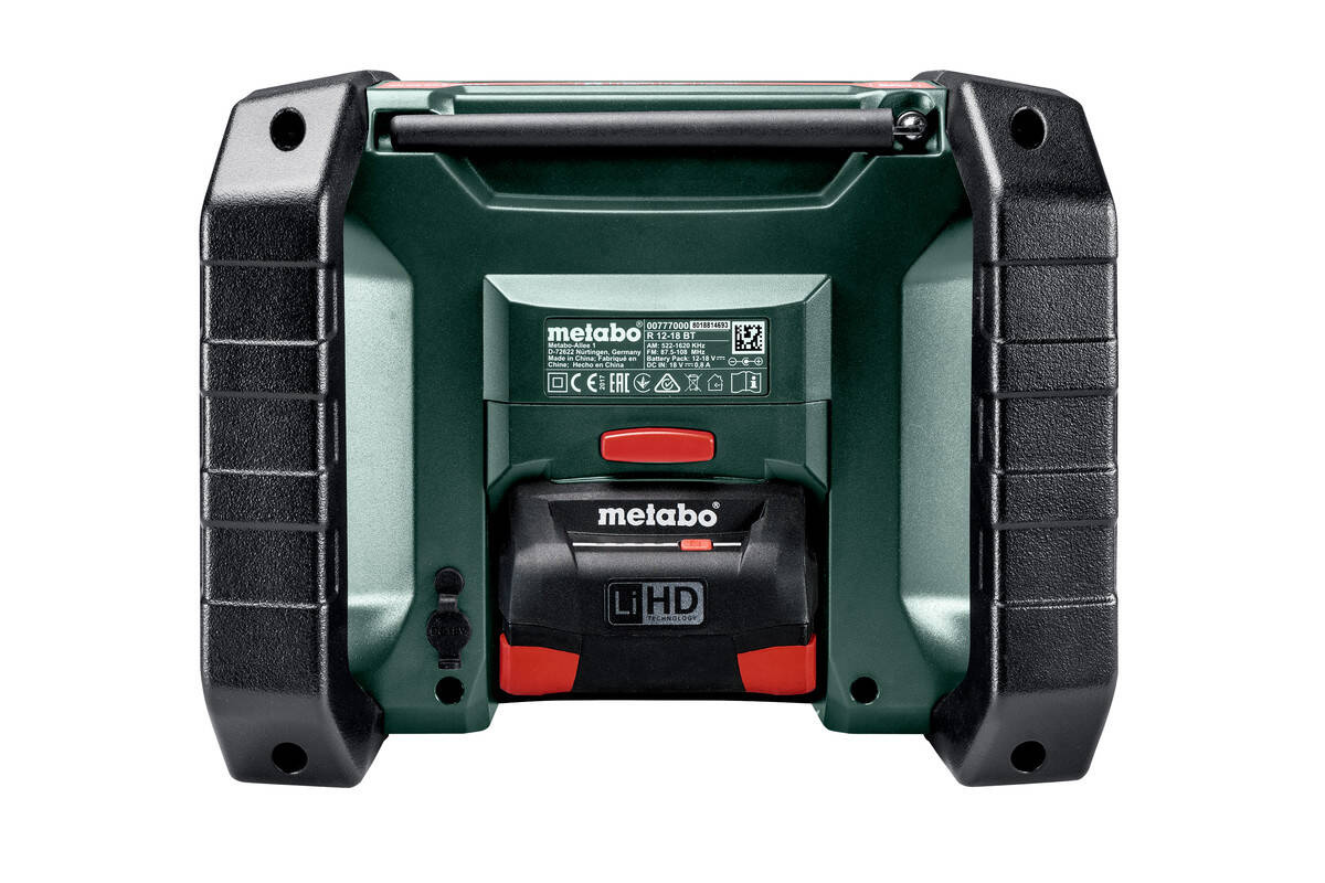 Metabo R 12-18 BT Akumulatorowe radio budowlane