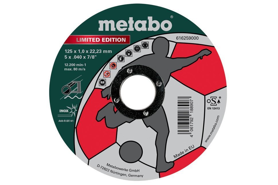 Metabo Tarcza do metalu Limited Edition 125mm inox