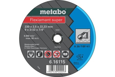 Metabo Tarcza Flexiamant 125x2,0x22,23 616107000